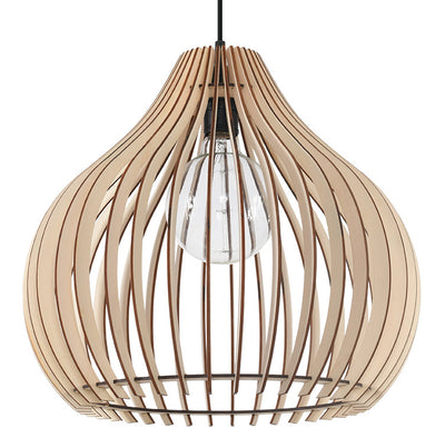 Sollux Lighting LED pendant lamp APRILLA, 1xE27 socket, 220-240V, IP20, matt gold aluminum, CE RoHS