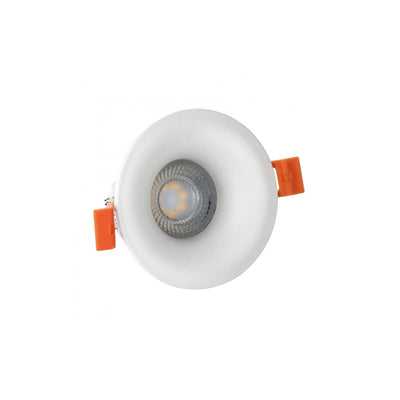 Spectrum LED GU10 recessed spot White Japandi round 85MM IP20 250V aluminum housing 75MM cutout