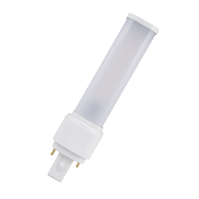 LED PL-C Dulux-D D/E 6W 660 lumens 4000K Cool White G24d-1 2-Pin 230V replacement for 13W
