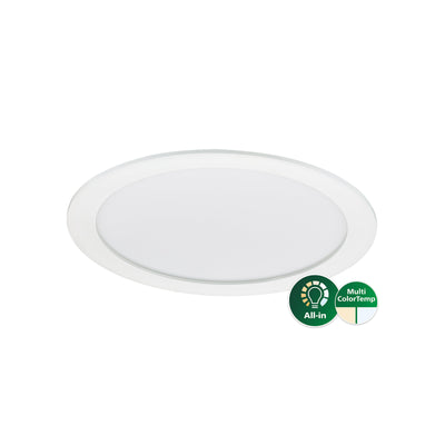 Philips CoreLine SlimDownlight DN145B LED 21W 3000K 4000K 2100 lumens White IP20/44 Ø215mm