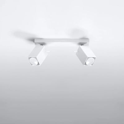 Sollux Lighting LED ceiling spot MERIDA 2 x GU10, IP20, Matte Gold Aluminium, 220-240V, CE RoHS