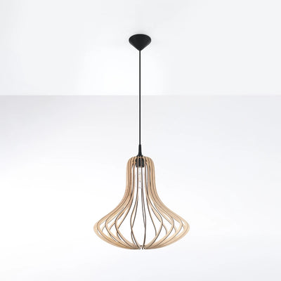 Sollux Lighting LED hanging lamp ELZA with E27 socket, IP20, 220-240V, Matte Gold Aluminum