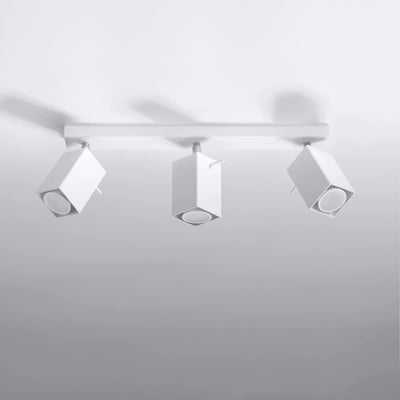 Sollux Lighting MERIDA LED ceiling spotlight White 3xGU10, IP20, 220-240V, Aluminum, CE RoHS