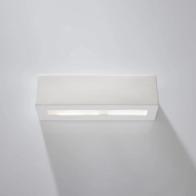 Sollux Lighting VEGA ceramic wall lamp, LED compatible, IP20, E27 max 50W, Matte Gold Brass finish