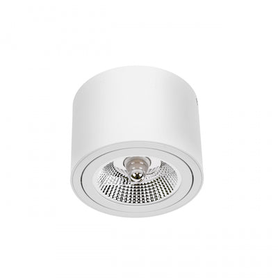 Spectrum CHLOE AR111 GU10 LED-Deckenleuchte, Verstellbar Runde Weiß, Aufbauleuchte, IP20 20W Max