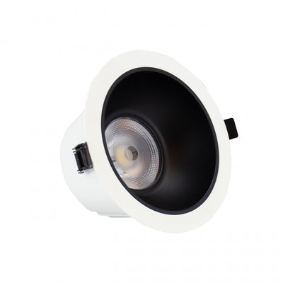 Spectrum ORBITO LED Downlight 14-27W 4000K 230V IP44 CRI 90 UGR<19 White Round Black Reflector Flush-Mounted