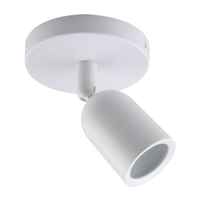Spectrum SOLIS GU10 LED ceiling spotlight, surface mount, 230V, IP20, White, 120x145mm