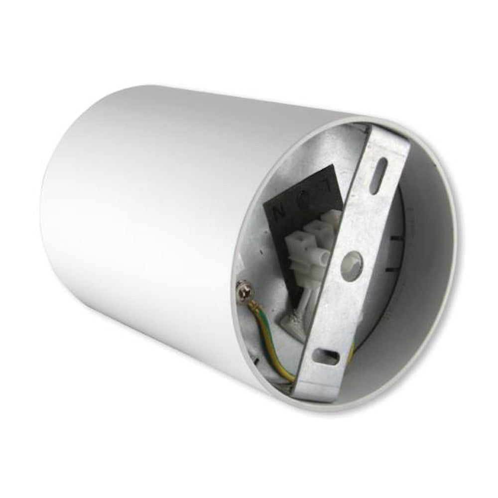 Spectrum LED ceiling spotlight CHLOE GU10, surface-mounted, White aluminum, IP20, tilt adjustable, 250V