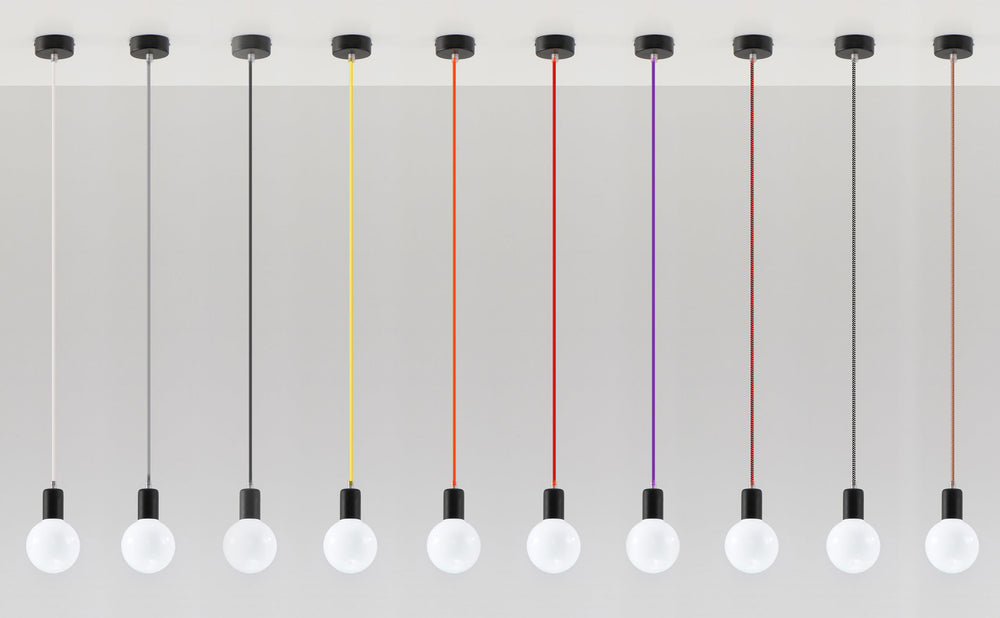 Sollux Lighting Hanglamp Edison orange LED lamp, IP20, 220-240V, Tsong brand
