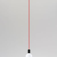 Red LED pendant lamp edison by sollux lighting - IP20, 220-240V AC, 5 year warranty