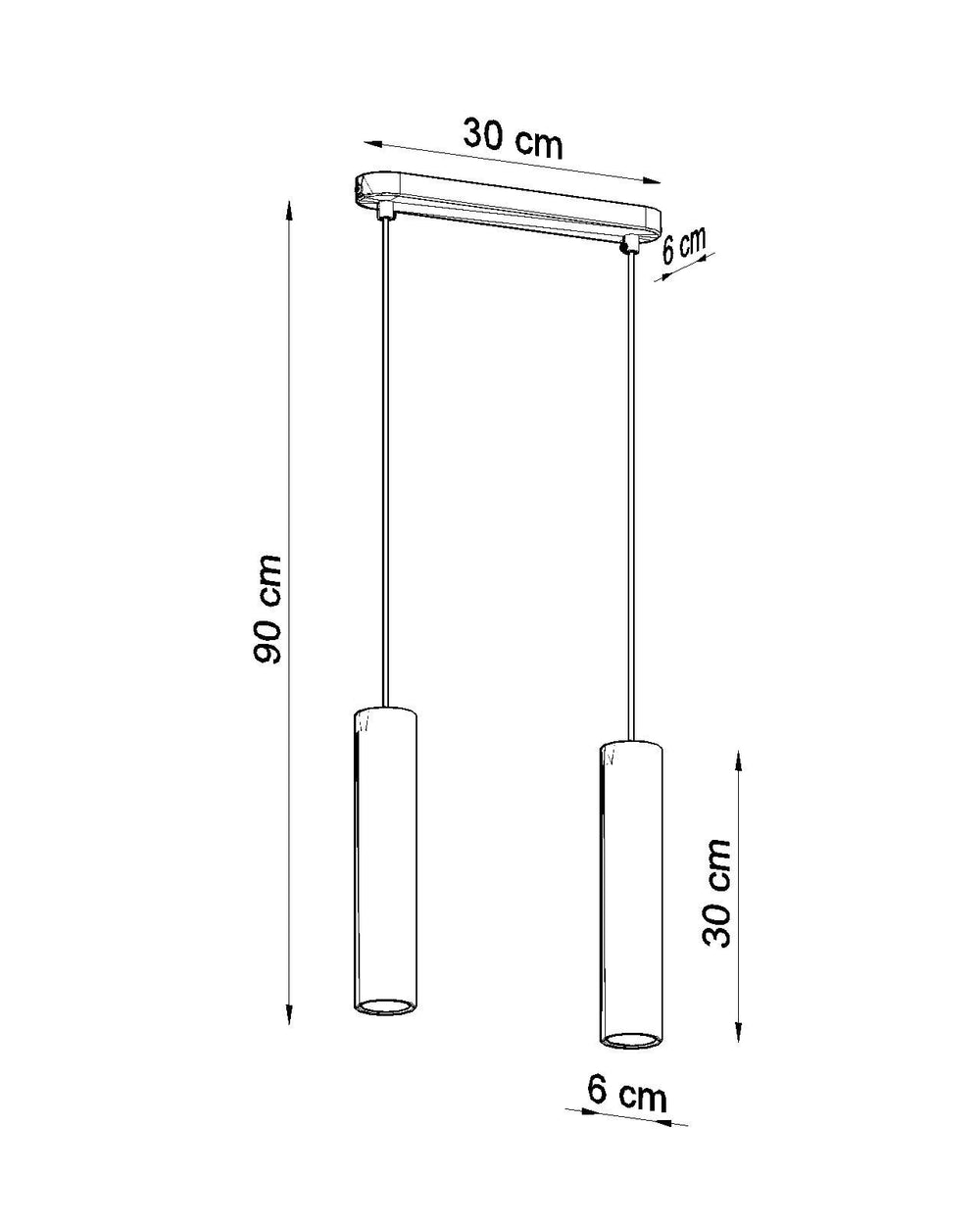 Sollux Lighting led lamp LINO 2 with 50W max wattage - 220-240V AC