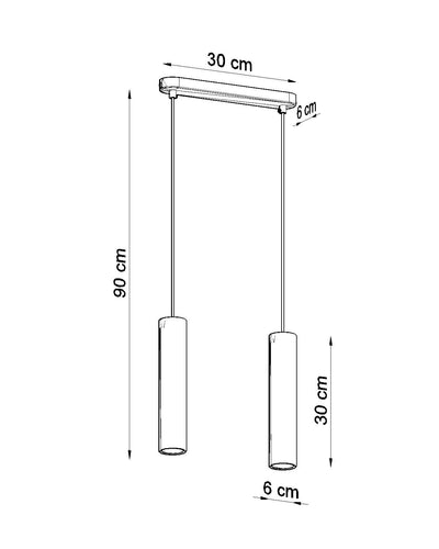 Sollux Lighting led lamp LINO 2 with 50W max wattage - 220-240V AC