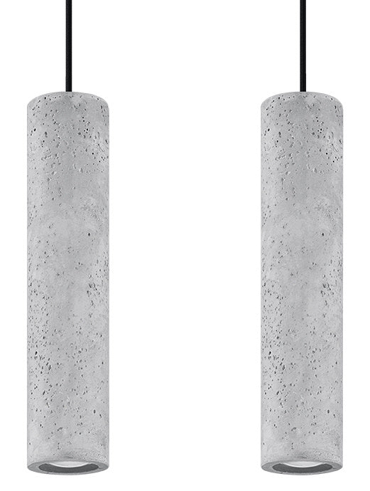 LED hanglamp beton LUVO by Sollux Lighting with E27 fitting 220-240V