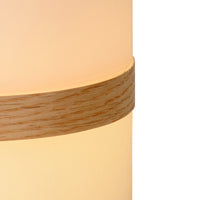 Lucide JOE wiederaufladbare LED-Tischleuchte IP44 Weiß, 3W Dim-to-Warm 2800K-3200K, USB-Ladung, für Innen- und Außenbereich