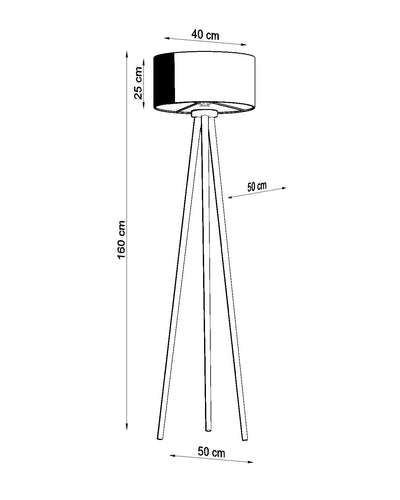 Sollux Lighting Austin 2 LED floor lamp with IP20 and 220-240V