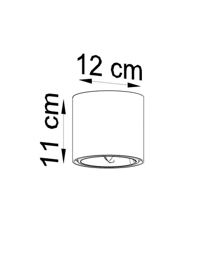 Sollux Lighting plafondspot tsong LED lamp 50W 220-240V IP20 aluminium