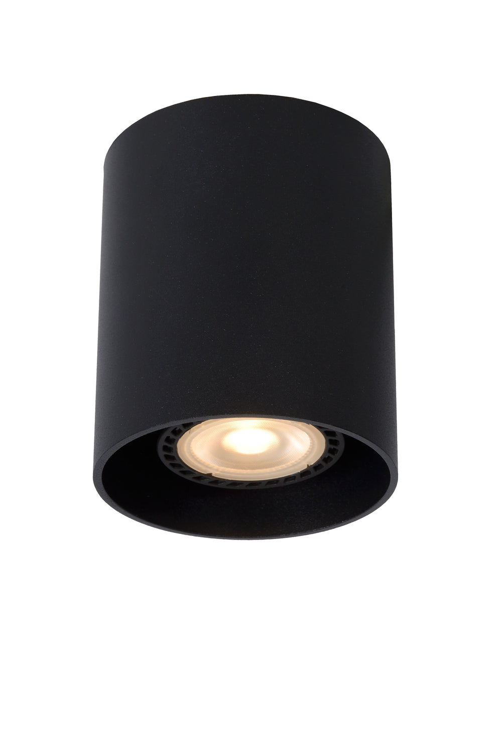 Lucide BODI LED ceiling spotlight Black 1xGU10 adjustable downlight IP20 aluminium 80x80x95mm