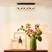 Lucide XIRAX LED-Deckenstrahler, 3x5W GU10, dim to warm 2200K-3000K, IP20, Weißes Aluminium