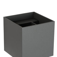 Lucide XIO LED wall light, dimmable G9 1x4W 2700K, adjustable beam angle, Dark Grey, modern square design