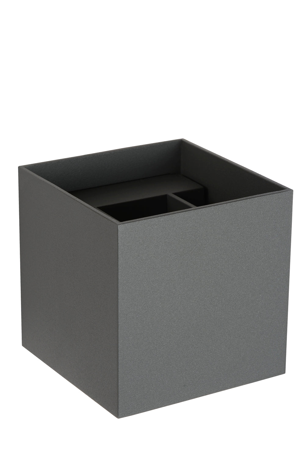 Lucide XIO LED Wandleuchte, dimmbar G9 1x4W 2700K, verstellbarer Abstrahlwinkel, Dunkelgrau, modernes quadratisches Design