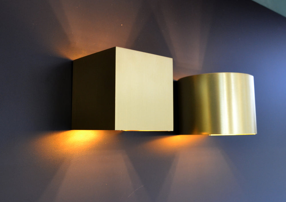 Lucide XIO wall light LED dimmable G9 3.5W 2700K adjustable beam angle Matte Gold Brass IP20
