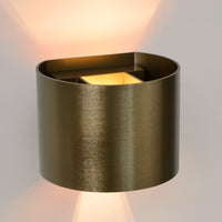 Lucide XIO LED wall light, dimmable G9 3.5W 2700K, adjustable beam angle, Rust Brown, IP20 aluminium