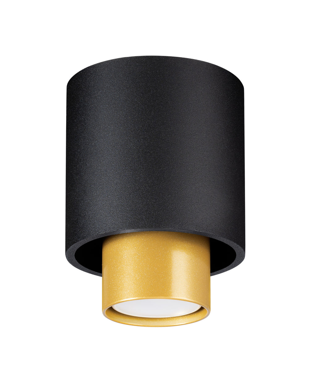 LED plafondspot zwart nesi with GU10 fitting - sollux lighting