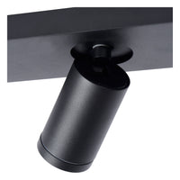 Lucide TAYLOR LED Deckenstrahler, 2x5W GU10 dim to warm 2200K-3000K, IP44 Badezimmerleuchte Schwarz