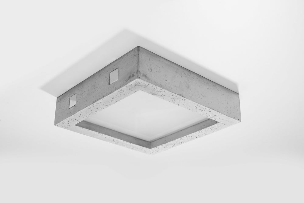 Sollux Lighting plafondspot RIZA beton LED lamp 3000K 1521 lumen