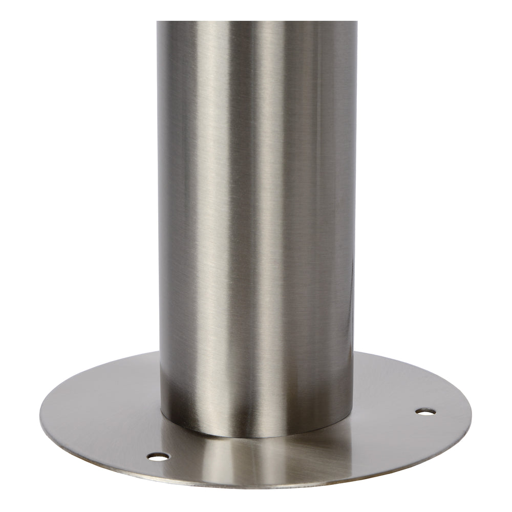 Lucide Zico Außenlaterne Pfosten, IP44 Edelstahl, 1xE27 60W max, 1000mm Höhe klassisches Design