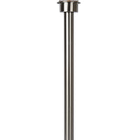 Lucide Zico Außenlaterne Pfosten, IP44 Edelstahl, 1xE27 60W max, 1000mm Höhe klassisches Design