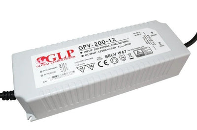 GLP 12V 192W 16A IP67 waterproof LED power adapter