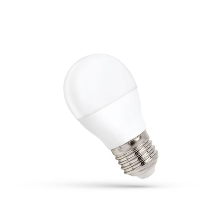 Spectrum LED-Lampe E27 G45 8W für energieeffizientes klares weißes Licht - ersetzt 50W Halogenlampen