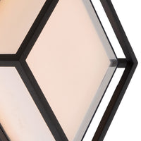 Lucide SINGA LED wall light indoor outdoor 10W 3000K IP54 Black die-cast aluminum modern design