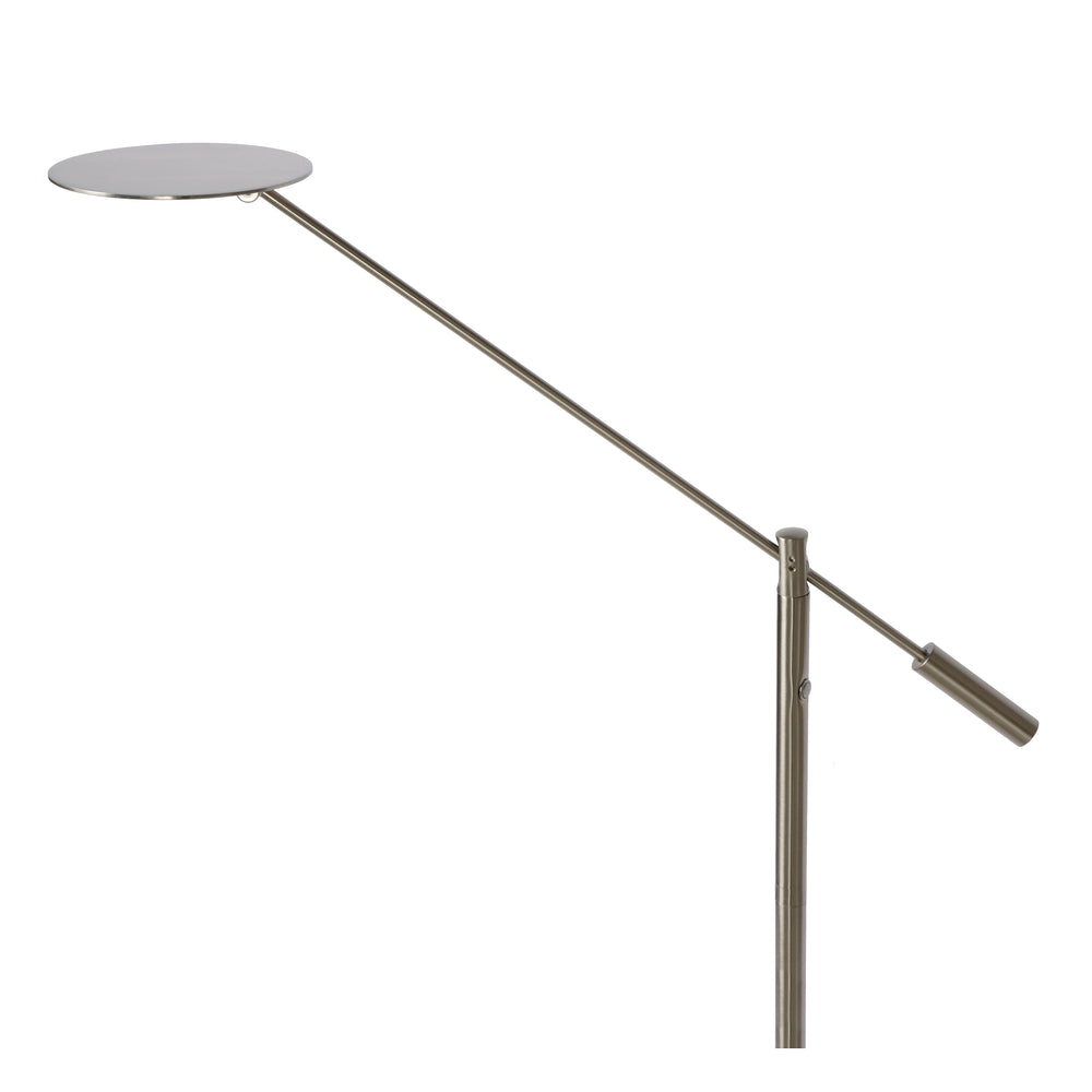 Lucide ANSELMO LED-Lesestehlampe, dimmbar 9W 3000K, 100-240V, IP20, Metall, Nickel satiniert