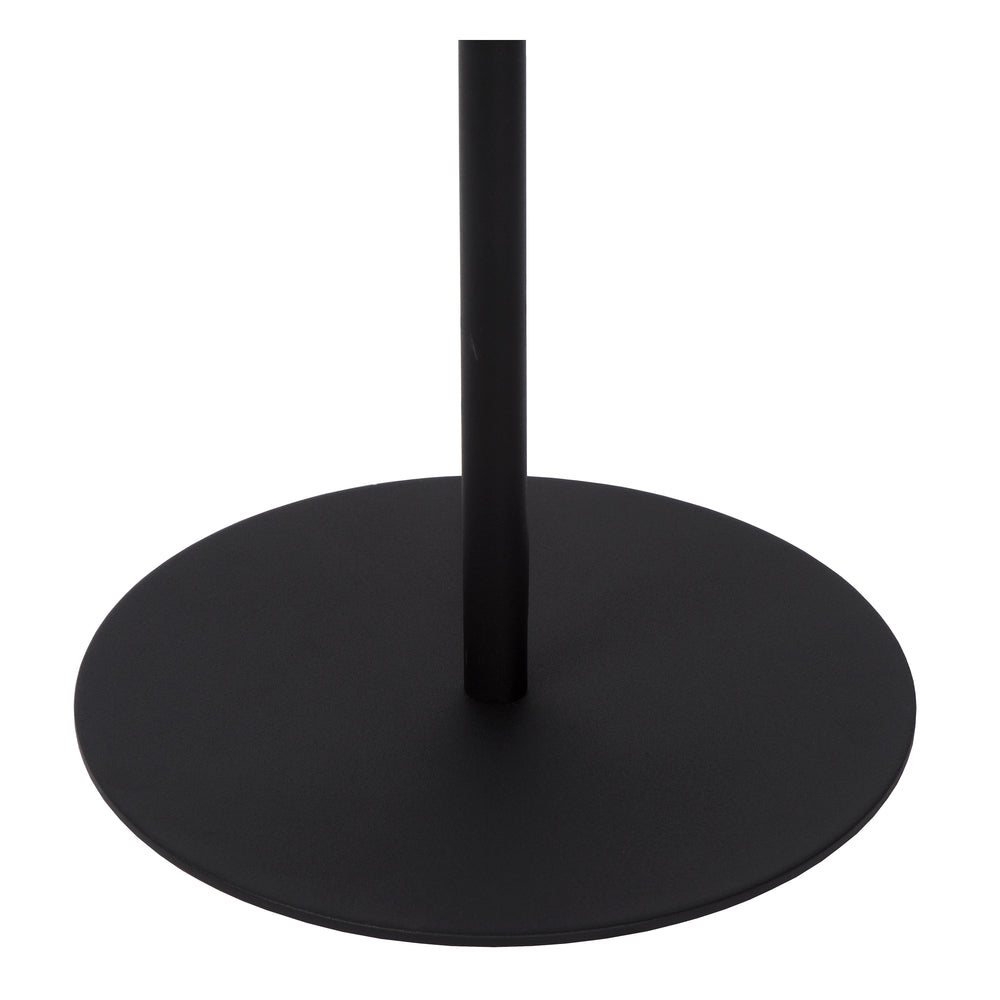 Lucide ANSELMO LED reading floor lamp, 9W 3000K dimmable, 1400mm height, Sandy Matt Black, Metal, IP20