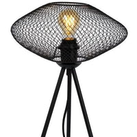 Lucide Mesh Tischlampe Schwarz 30cm 1xE27 LED 220-240V