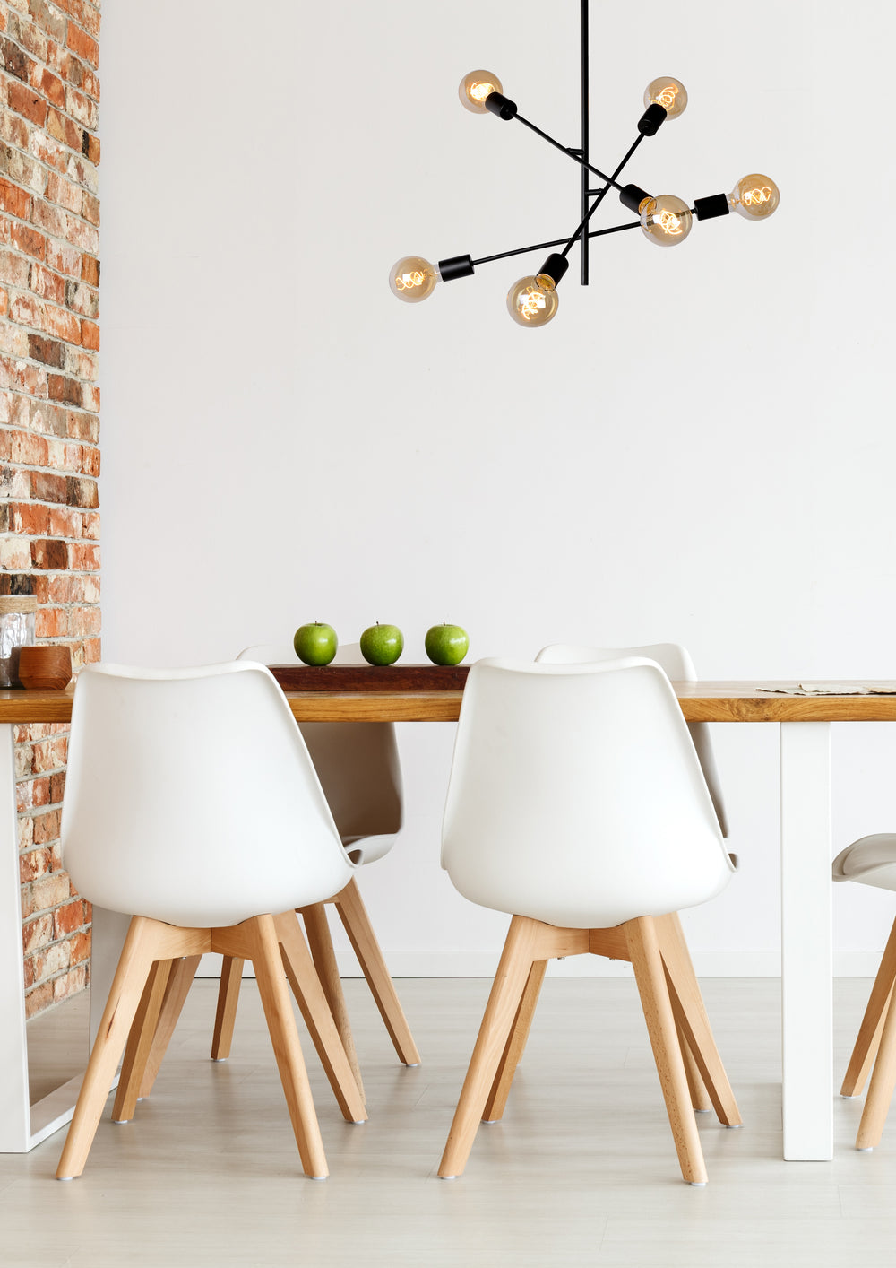 Lucide LESTER Deckenleuchte, 6xE27 Fassungen, 220-240V, dimmbar, modernes Metalldesign in Mattschwarz, IP20