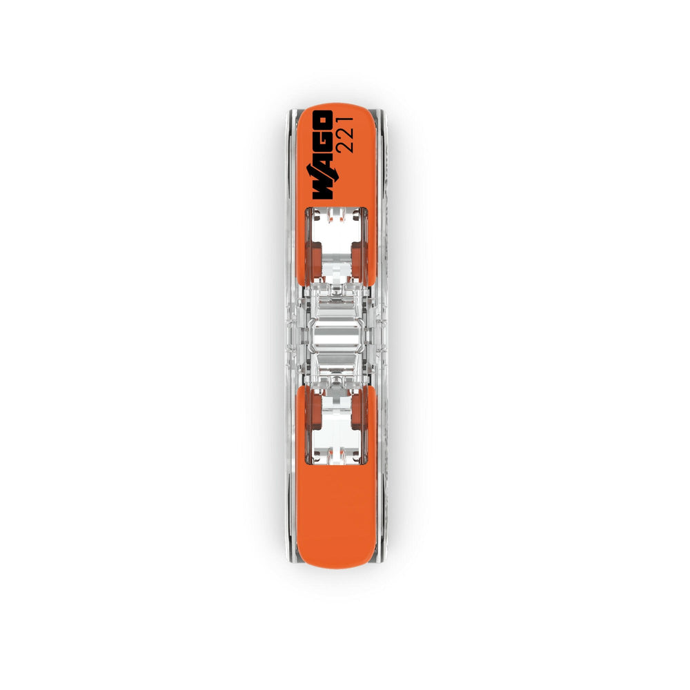 Wago Durchgangsklemme 2-fach 4mm² 221-2411 - 60 Stück, IP20, CE, RoHS, 220-240V AC, kompaktes Design