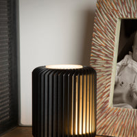 Lucide Turbin LED table lamp 5W 3000K IP20 metal cylinder design Black modern style