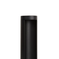 Lucide COMBO LED garden pedestal light, 9W 3000K, IP54 Black aluminum, 250mm modern outdoor bollard
