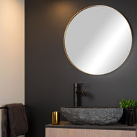 Lucide BRICE LED bathroom ceiling light, 12W 3000K dimmable, IP44 round Black Ø18cm