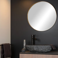 Lucide BRICE LED ceiling light, 30W 3000K dimmable, IP44 round 30cm, Matt Black, modern bathroom lighting