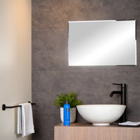 Lucide BRICE LED bathroom ceiling light, dimmable 15W 3000K, IP44, square Matt White finish