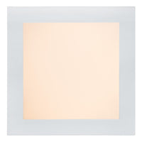 Lucide BRICE LED bathroom ceiling light, dimmable 22W 3000K IP44 square White modern design