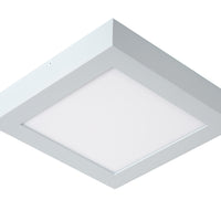 Lucide BRICE LED bathroom ceiling light, dimmable 22W 3000K IP44 square White modern design