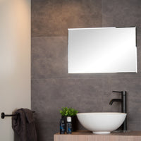 Lucide BRICE LED bathroom ceiling light, dimmable 22W 3000K IP44 square White modern design