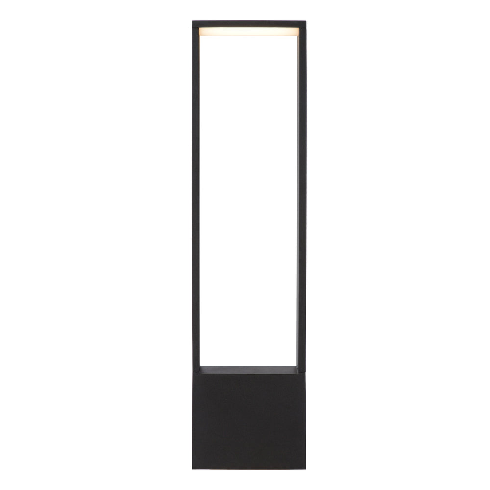 Lucide GOA LED bollard light 10W 3000K IP54 Dark Grey outdoor garden lighting