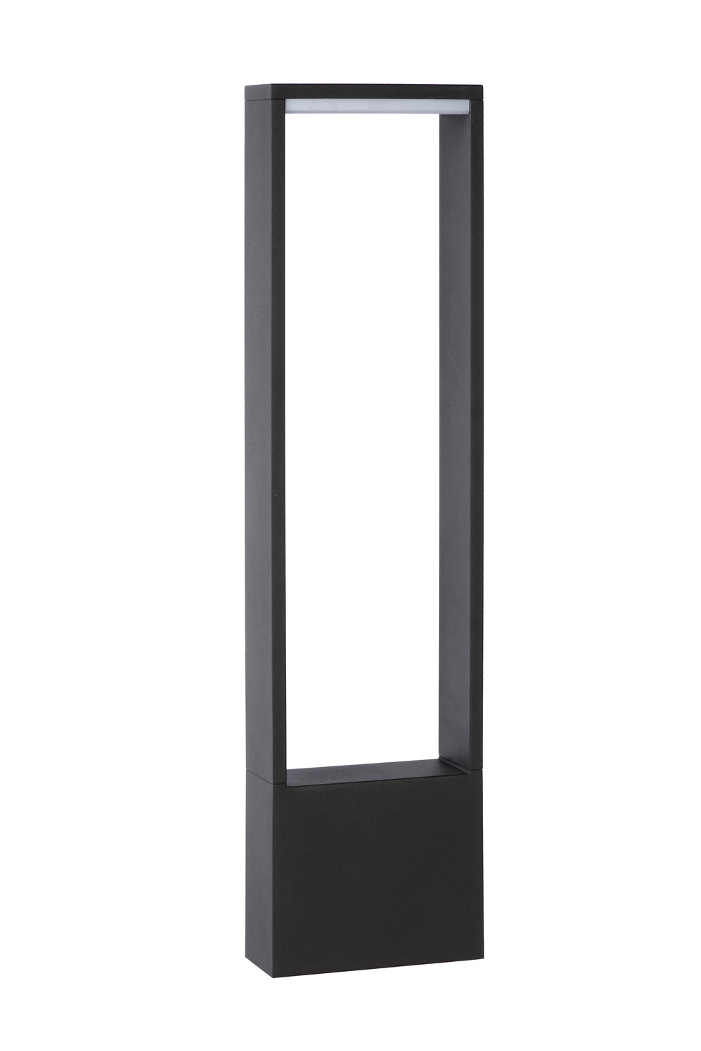 Lucide GOA LED bollard light 10W 3000K IP54 Dark Grey outdoor garden lighting