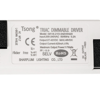 LCB dimmable LED driver TRIAC phase cut for 17W LED panel IP20 CE RoHS